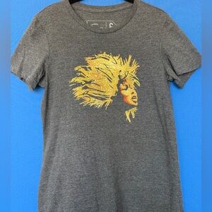 Tina the Musical Graphic Heather Gray Women's Tee